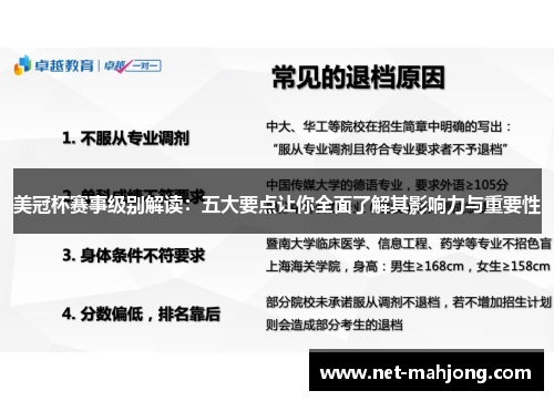 美冠杯赛事级别解读:五大要点让你全面了解其影响力与重要性 美冠杯赛事级别解读:五大要点让你全面了解其影响力与重要性