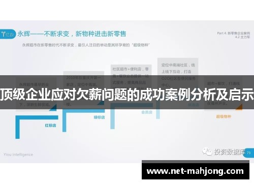 顶级企业应对欠薪问题的成功案例分析及启示